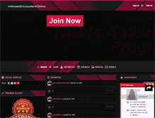 Tablet Screenshot of intimateencountersonline.com